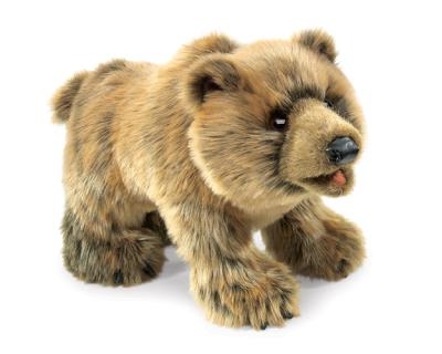 Marionnette - Ours grizzli | Peluche et marionnette