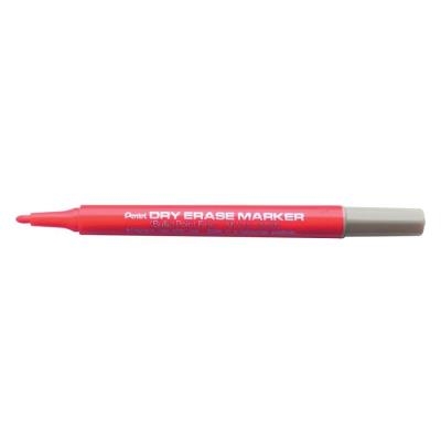 Marqueur effaçable Pentel fin ROUGE  MW5S | Marqueurs, nettoyeur a tableau blanc