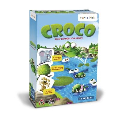 Mont-à-mots Croco - Jeu de devinettes et de mémoire | Jeux éducatifs