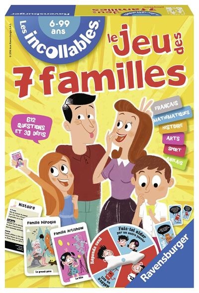 Le jeu des 7 familles des incollables | Jeux pour la famille 