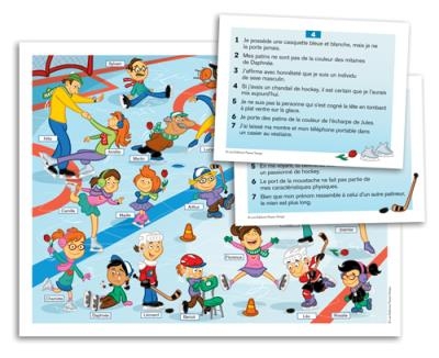 Jeux de lecture sur la patinoire | Ressources et matériels