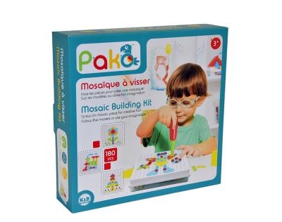 Pakö - Mosaique à visser | Motricité fine et globale