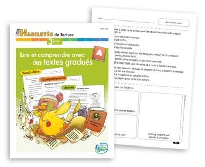 Lire et comprendre avec des textes gradués - Cahier A (3e) | Jeux éducatifs