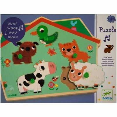 Puzzle en bois - Ouaf woof | Puzzle en bois