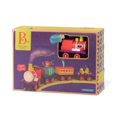 B Lively - Ensemble de Train The Critter Express | Sensoriel et moteur