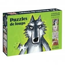 Puzzles de loups : 4 puzzles évolutifs | Casse-têtes