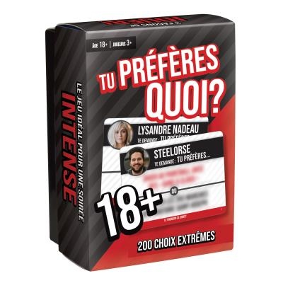 Tu préfères quoi ? 18 ans + | Jeux d'ambiance