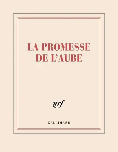 CARNET CARRE - La promesse de l'aube | Papeterie fine