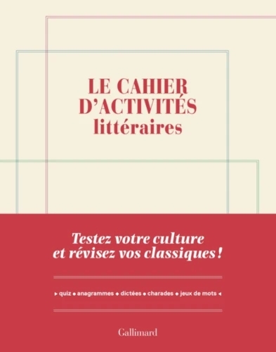 Le cahier d'activités littéraires | CZERCZUK