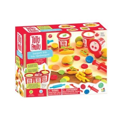 Pâte à modeler Tutti Frutti - Trio hamburgers | Pâte à modeler