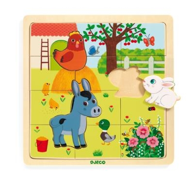 Puzzle en bois - La ferme | Puzzle en bois