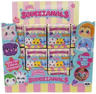 Squeezamals - Animaux S2 asst. | Peluche et marionnette