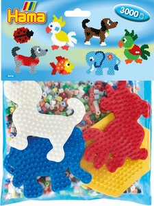 Hama -3000 perles 4 plaques pack 'B' | Hama