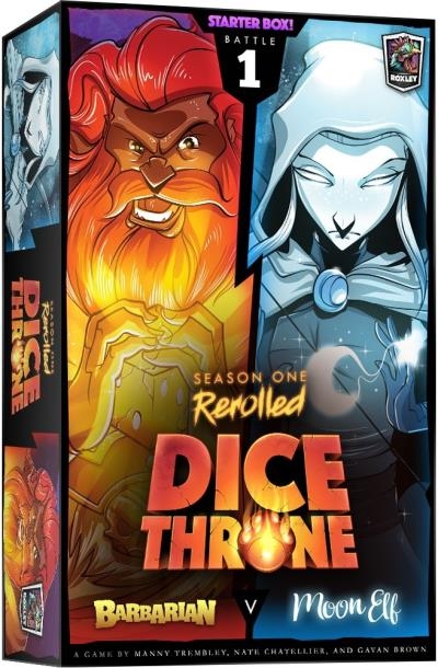 Dice Throne Saison 1 – Barbare contre Elfe Lunaire | Jeux pour 2 