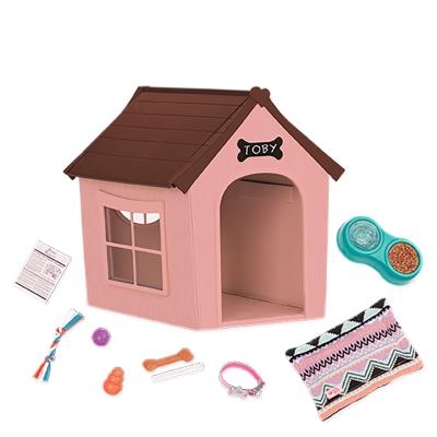 Accessoires de luxe OG - Niche "Puppy House" pour poupée de 46 cm | Jeux collectifs & Jeux de rôles