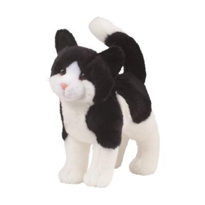 Peluche - Chat noir et blanc | Peluche et marionnette