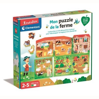 MON PUZZLE DE LA FERME (FR) | Jeux éducatifs