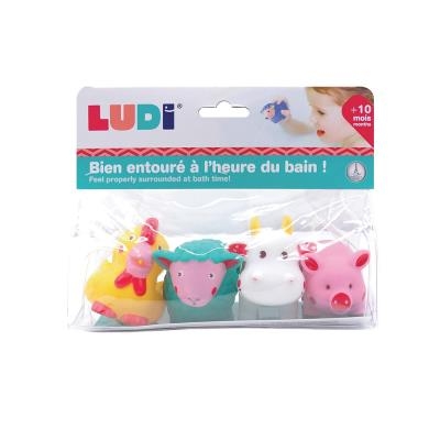 LUDI - Aspergeurs Ferme 4 pièces | Jeux pour le bain