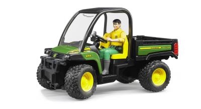 Bruder - John Deere Gator XUV 855D avec conducteur | Jeux collectifs & Jeux de rôles