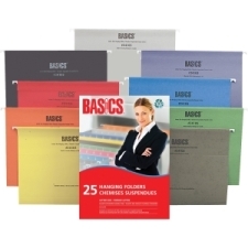 Chemises suspendues de couleur de Basics®, format lettre  VERT STANDARD | Classement, chemises à dossier