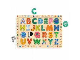 Casse-tête de bois ABC - 26 mcx | Puzzle en bois