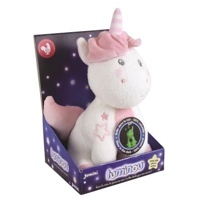 Peluche Licorne - Brille dans le noir | Peluche et marionnette