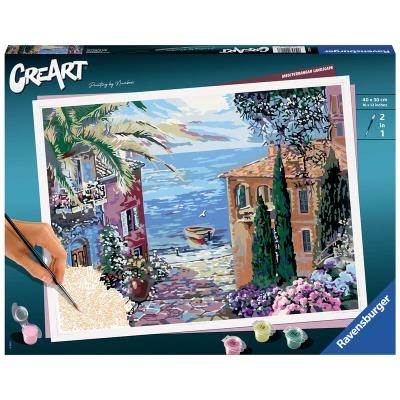 CreArt - Mediterranean | Peinture à numéro & peinture de diamant (Diamond Painting)