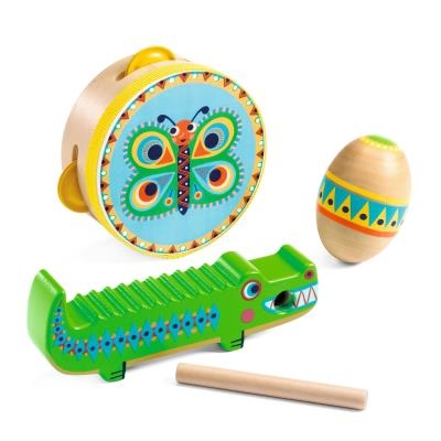 Coffret Animambo - Tambourin, Maracas, Guiro | Musique