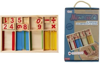 Bâtons de calcul “Je comprends les mathématiques” Montessori | Mathématique