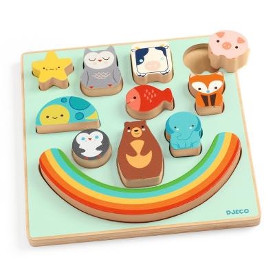 Puzz et Boom Rainbow | Puzzle en bois