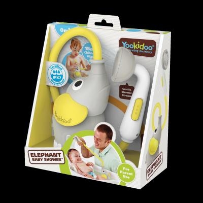 Douche éléphant pour bebe - JAUNE | Jeux pour le bain