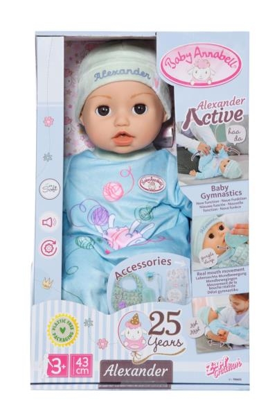 Baby Annabell - Poupée interactive alexander 43cm | Poupées et accessoires