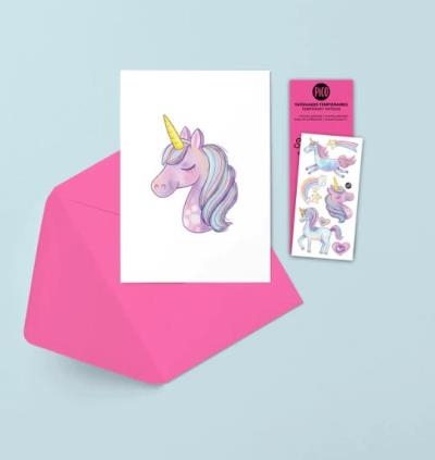 Carte de souhaits - Licorne | Cadeau