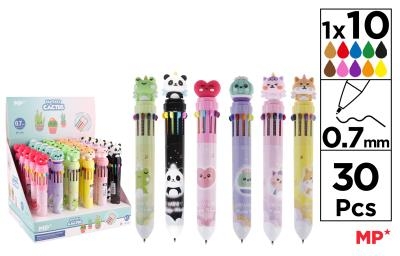 Stylos 10 couleurs 0.7mm FANTAISIES MIGNONNES | Stylos