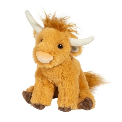 Peluche - Mini vache Scotties Highland | Peluche et marionnette