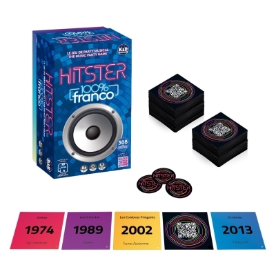 Hitster 100% Franco - Jeu de party musical | Jeux d'ambiance