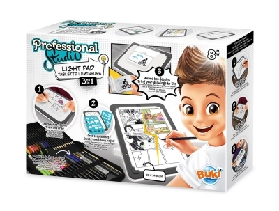 Buki Professional Studio - Tablette Lumineuse | Dessin/coloriage/peinture