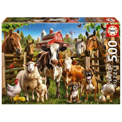 Casse-tête 500 - Copains de la ferme | Casse-têtes