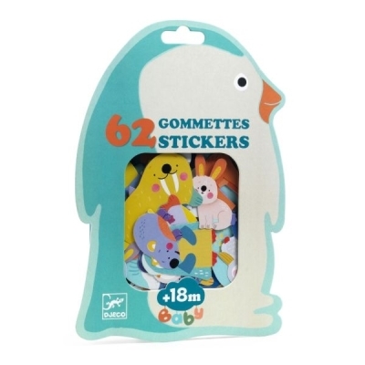 Gommettes / Animaux de la banquise | Autocollant et pochoir