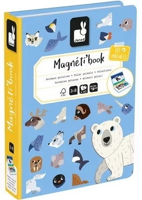 Magnétibook - Animaux polaire | Jeux magnétiques