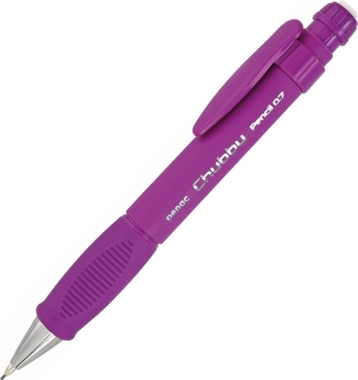 Porte mines  Chubby 0.7mm Violet | Crayons , mines, effaces