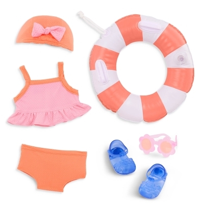 Vêtement OG de luxe - "Floaty Fun" - Maillot de bain avec flotteur | Poupées et accessoires