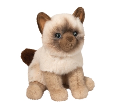 Peluche - Chat siamois | Peluche et marionnette