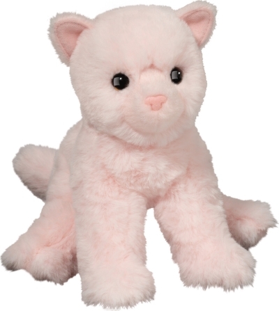 Peluche - Cadie chat rose | Peluche et marionnette