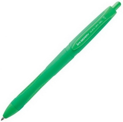 Stylo rétractable BERRY 0.7mm vert pastel | Stylos