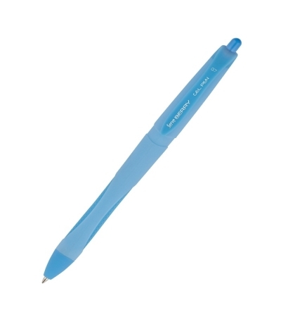 Stylo rétractable BERRY 0.7mm Bleu pastel | Stylos