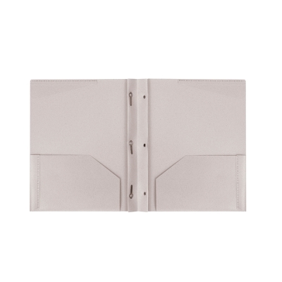 Porte folio 2 pochettes + 3 attaches gris | Relieurs, Pochettes Duo Tang, planche a pince