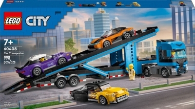 Lego - City : Le transporteur de véhicules avec voitures de sport | LEGO®