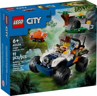 Lego - City : Le panda roux et le VTT d’exploration de la jungle | LEGO®