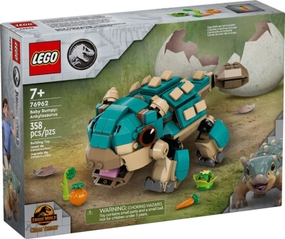 Lego - Jurassic World : Bébé Petite Bosse : L’ankylosaurus | LEGO®